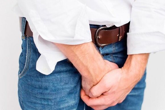 groin pain with calculous prostatitis